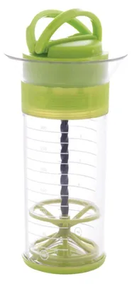 Produktbild von Mastrad Saucenmixer Qwik Wisk, Öl- und Dressingmixer, Dressingshaker, Kunststoff, Silikon, Grün, F26908