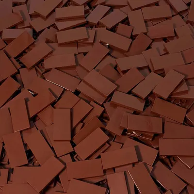 Obrázek produktu pro LEGO® 2x4 dlaždice červenohnědé - 87079 NOVINKA! Množství 50x