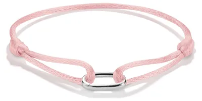 Produktbild von Thomas Sabo Charm-Armband Damen Connect Textil Pink Silber C1210-001-9