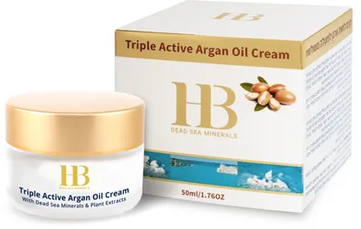 Produktbild von Health&Beauty Triple Active Argan Öl Creme 50ml - Anti-Aging & Feuchtigkeitspflege für trockene Haut