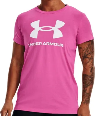 Produktbild von Under Armour Damen Live Sportsytle Graphic SCC T-shirt - 13563051, Farbe:Pink, Textil:L