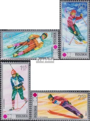 Produktbild von Briefmarken Polen 1972 Mi 2143-2146 (kompl.Ausg.) postfrisch Olympische Winterspiele
