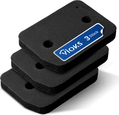 Produktbild von Schaumfilter Set 3x passend wie Miele 9164761 für Wärmetauscher Kondenstrockner
