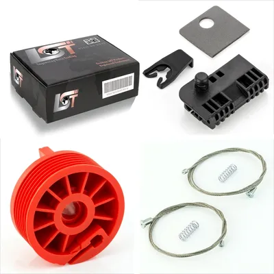 Produktbild von Fensterheber Reparatursatz Set Hinten Rechts Für Renault Clio 3 Iii