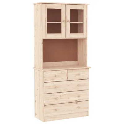 Immagine prodotto di Credenza ALTA 77x35x165 cm in Legno Massello di Pino