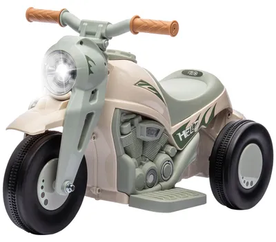 Immagine prodotto di Moto elettrica per bambini AIYAPLAY, moto per bambini da 6 V con musica, portata massima 30 kg