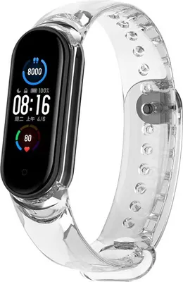 Produktbild von Strap-it Xiaomi Mi Band 6 Sonnenverfärbendes Kristallband (Transparent)