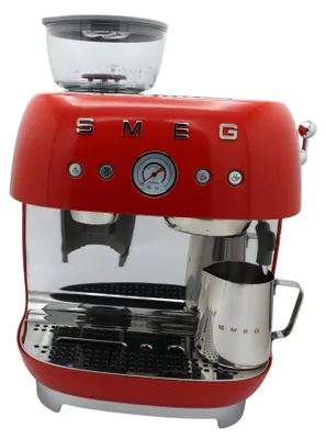 Image de Smeg EGF03RDEU Espressomaschine, Kaffeevollautomat 50s Style, rot