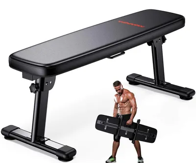 Image de Banc de fitness multifonction pliable avec poignée de transport