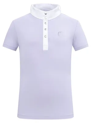 Productafbeelding van Imperial Riding kinder turnierbroek IRH Basic, korte mouwen, paardrijshirt met opstaande kraag
