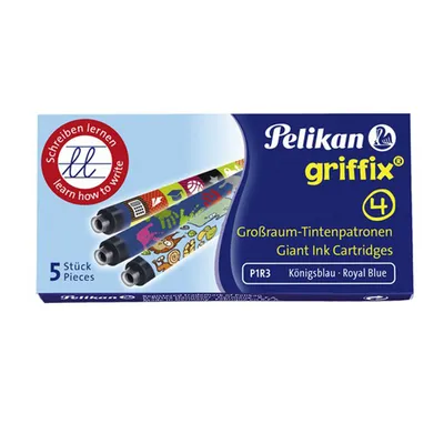 Produktbild von Tintenpatrone Großraum Griffix P1R3/5 königsblau Packung mit 10 Stück