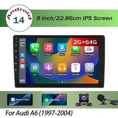 Produktbild von Autoradio – Multimediasystem – Autoradio – Auto-Audiosystem – 2-DIN – 9-Zoll IPS-Touchscreen – Android 14