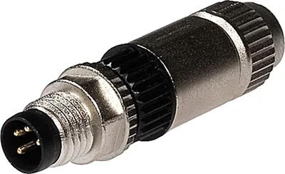 Produktbild von HARTING M8 Sensorsteckverbinder gerade Stift Schneidklemmanschluss (IDC-Kontakte), Polzahl 4-polig Kabelabgang gerade,