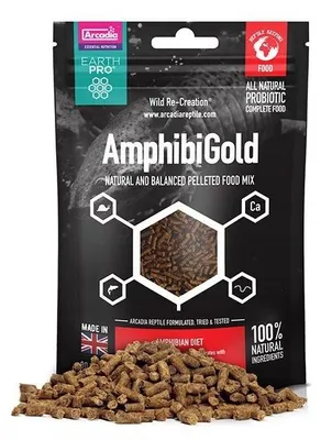 Productafbeelding van Arcadia AmphibiGold korrelvoer voor aquatische amfibieën 80 g