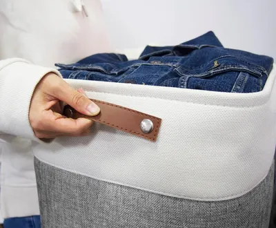 Produktbild von Stofflagerboxen 3er-Set, 33x38x33 cm, für Regale