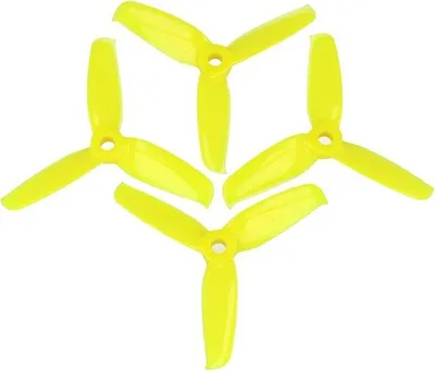 Produktbild von Gemfan 3052 3x5.2 Flash 3 Blatt Propeller Gelb 2xCW 2xCCW 3 Zoll
