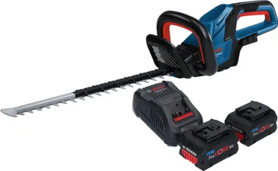 Immagine prodotto di Bosch GHE 18V-50 Tagliasiepi professionale a batteria 18 V 50 cm senza spazzole + 2x batteria ProCORE 5,5 Ah + caricabatterie