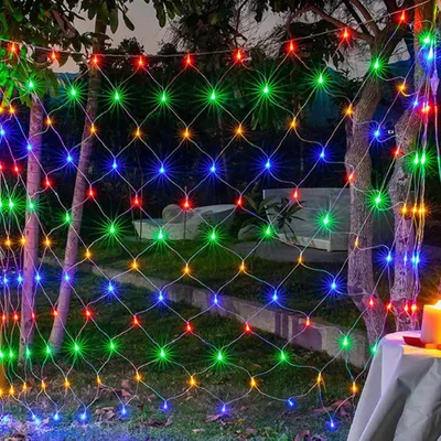 Zdjęcie produktu dla Wróżki LED Bettizia 2x2m 200 diod LED 8 trybów Wodoodporne wróżki do dekoracji ogrodu wewnątrz na Boże Narodzenie Kolorowe