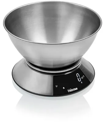 Immagine prodotto di Bilancia da cucina digitale con ciotola, capacità 5 kg