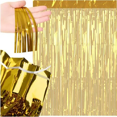Immagine prodotto di Tenda autoadesiva in lamina d'oro, 100x200 cm