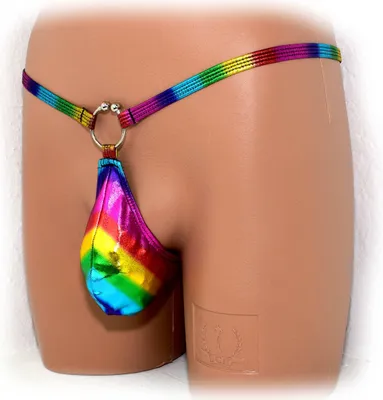 Produktbild von Mens thong bulge pouch thong with ring