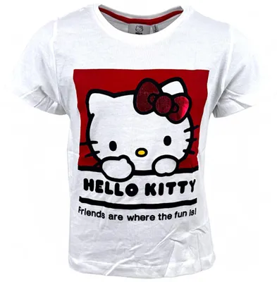 Produktbild von T-Shirt Hello Kitty Weiß 104 cm