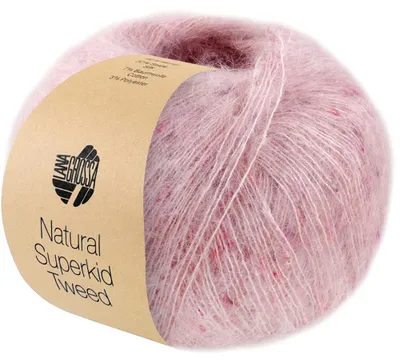 Produktbild von Lana Grossa - Natural Superkid Tweed 0629 rosé