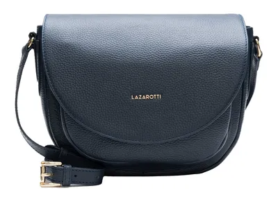 Produktbild von Lazarotti Leder Umhängetasche Schultertasche Bologna Leather Lady Top-2 Navy dunkelblau