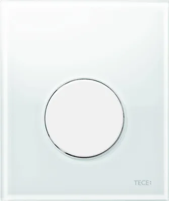 Immagine prodotto di Plaque d'actionnement d'urinoir TECE Plaque d'actionnement d'urinoir TECEloop verre y compris cartouche, 9242650, 9242650
