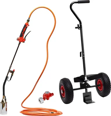 Image de ROTHENBERGER Industrial Chalumeau chauffant ECO Piezo en 2 parties & chariot de transport de bouteilles en kit - 1500005295