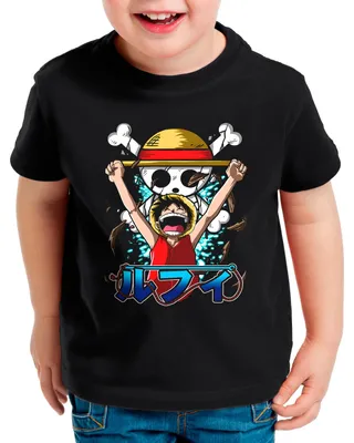 Produktbild von style3 King Luffy Kinder T-Shirt anime manga japan