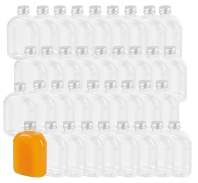 Obrázok produktu pre Sada 36 priehľadných plastových fliaš na šťavu 200 ml