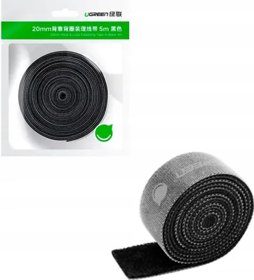Immagine prodotto di Ugreen Organizzatore di cavi (velcro) Lp124, 5M (nero)