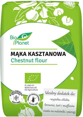 MĄKA KASZTANOWA BEZGLUTENOWA BIO 250 g - BIO PLANET