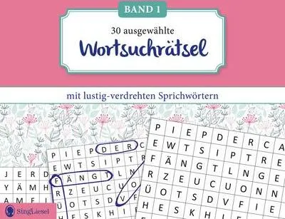 Obrázok produktu pre Wortsuchrätsel für Senioren mit lustig-verdrehten Sprichwörtern. Rätsel-Spaß, Beschäftigung und Gedächtnistraining für Senioren. Auch mit Demenz. Großdruck.