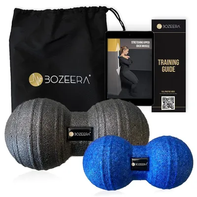 Image de [FASZIEN DUOBALL 12 CM & FASZIEN DUOBALL 8 CM] Kit de balles Peanut Ball – Rouleau de massage Duoball - Kit de balles de massage Duoball, avec guide vidéo,