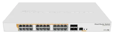Produktbild von 24P+4 Mikrotik CRS328-24P-4S+RM SFP+ POE+ M RM