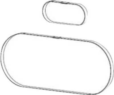 Produktbild von Zebra P1046696-145, Gürtel, 2 Stück(e)