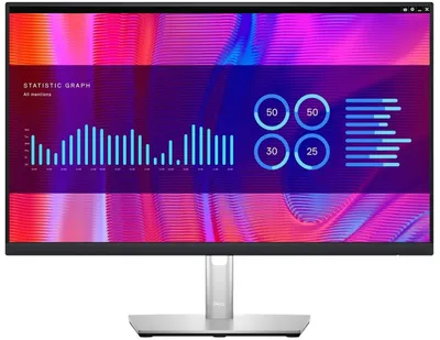 Obrázek produktu pro DELL P Series P2423DE, 60,5 cm (23.8"), 2560 x 1440 px, Quad HD, LCD, 5 ms, Černá