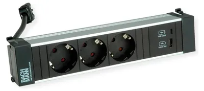 Zdjęcie produktu dla BACHMANN POWER FRAME M 3xCEE7/3, USB A&C 22W Ładowarka 0,2m GST18