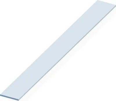 Produktbild von Vormann Alu-Profil Flachstange 30x2 mm, silber elox. 1000 mm lang