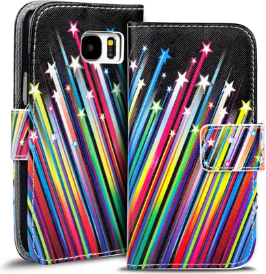 Produktbild von Handy Tasche für Samsung Galaxy S8 Plus Hülle Kunstleder Motiv Schutzhülle Case