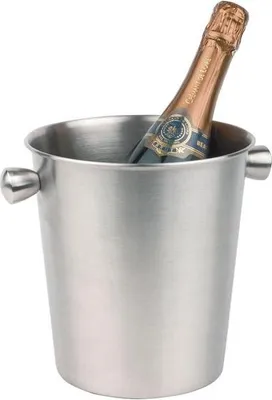 Produktbild von APS 36021 Weinkühler/Sektkühler, Edelstahl, 4 Liter, Ø oben 20 cm, Ø unten 15 cm, Höhe 20,5 cm