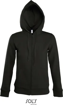 Immagine prodotto di SOLs 47900 | Donna Giacca con cappuccio e zip Seven - Colore: Nero - Taglia: XL