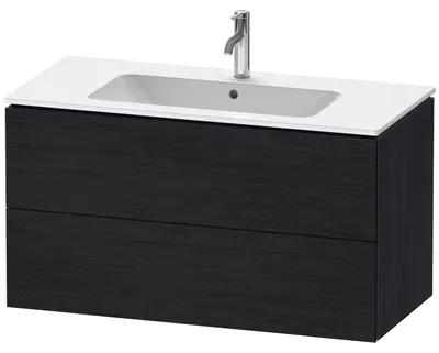 Produktbild von Duravit L-Cube Waschtischunterbau wandhängend, 2 Schubkästen, 1020x550x481mm, LC624201616
