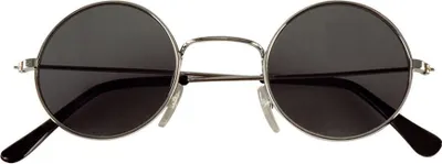 Produktbild von Hippie Sonnenbrille - Fasching Kostüm Zubehör Farbe: silber