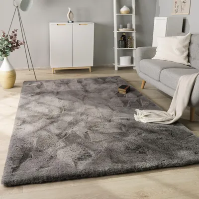 Immagine prodotto di Tappeto a pelo lungo per soggiorno Shaggy Imitazione pelliccia di coniglio Pelliccia sintetica Pelo lungo Morbido Dimensioni 80x150 cm