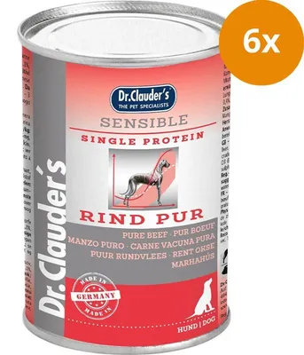 Produktbild von Dr.Clauder‘s 22267000, Adult, jede Rasse, Rind, 400 g, Ohne Soja