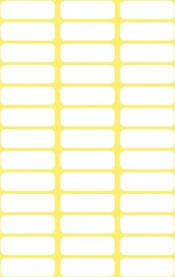 Immagine prodotto di Etichette 20x8mm bianco PU=10x234 pezzi