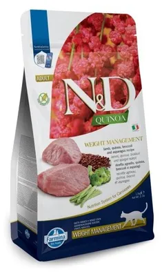 Produktbild von Farmina Pet Food N&D Quinoa, Adult, Lamm, 5 kg, Getreidefrei, Ohne Geschmacksstoffe, Antioxidantien enthalten